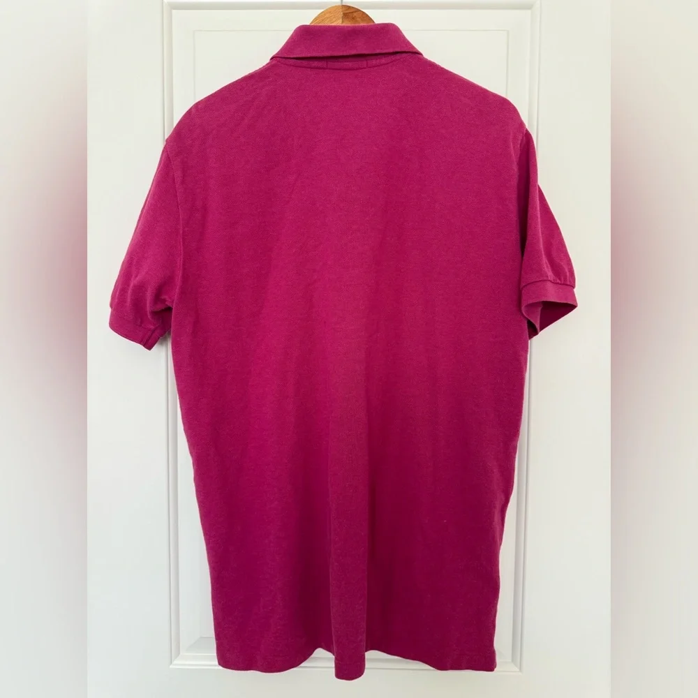 Polo Ralph Lauren Classic Fit Pink Polo Shirt Men's Large Y2K Preppy Aesthetic